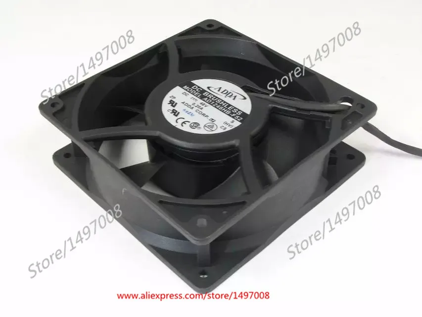 

ADDA AD1248HB-F52 DC 48V 0.20A 120X120X38mm Server Cooling Fan