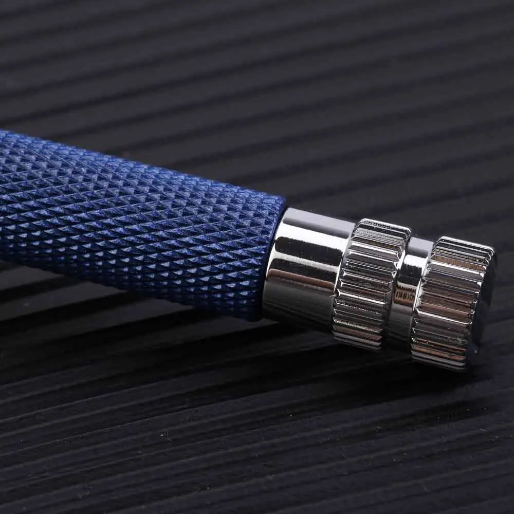 Yaqi Blue Color Brass Heavy Handle Wet Safety Razor for Mens