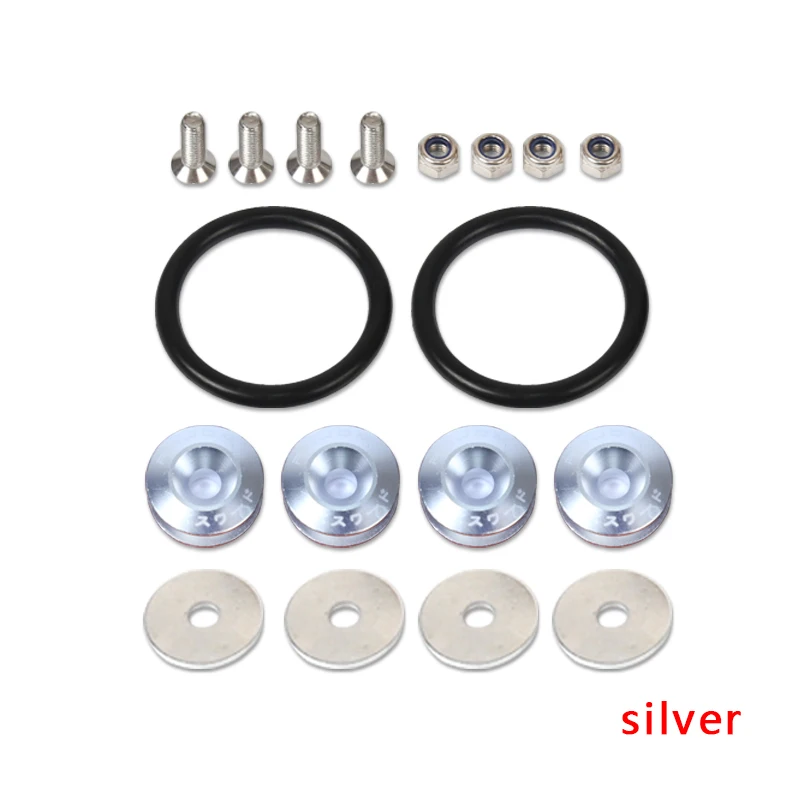 JDM Quick Release Fasteners Are Ideal For Front Bumpers, Rear Bumpers, And Trunk / Hatch Lids