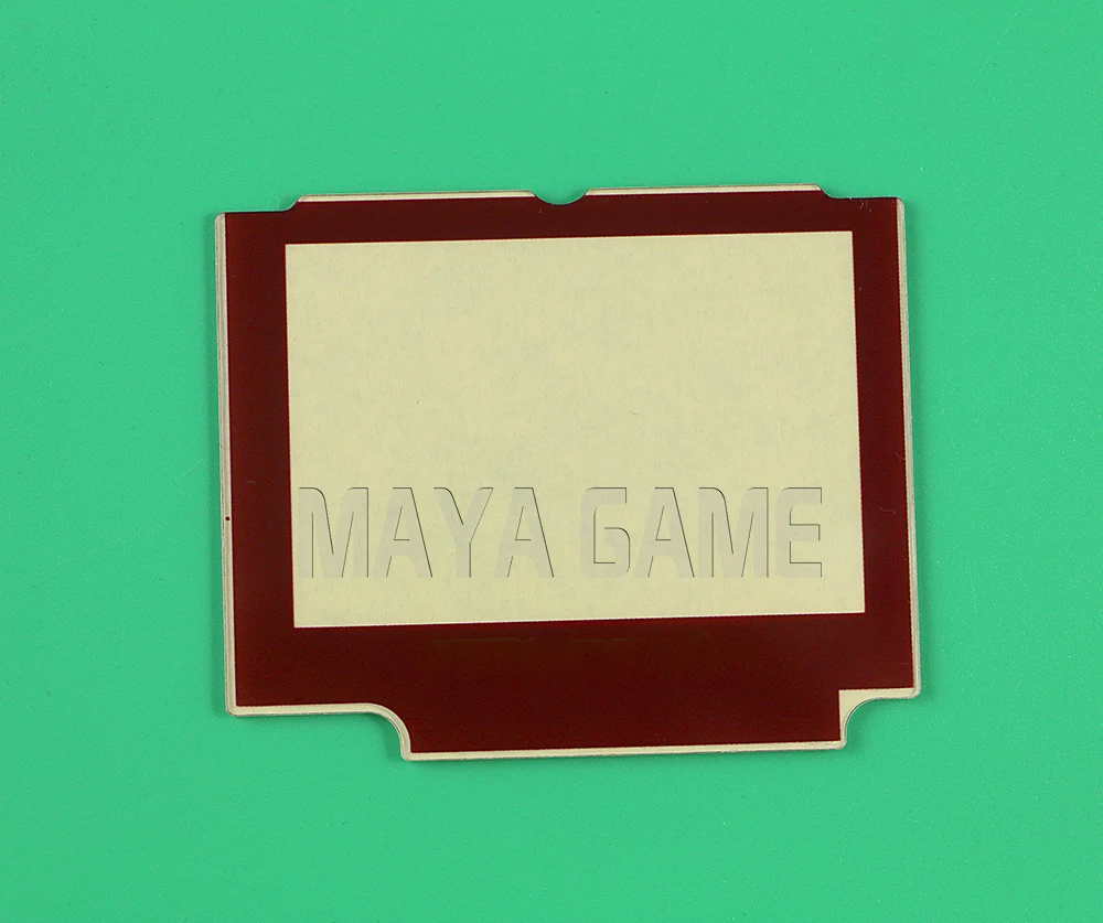 5 uds Color rojo para GBA SP Protector de lente de pantalla de plástico rojo para GameBoy Advance SP