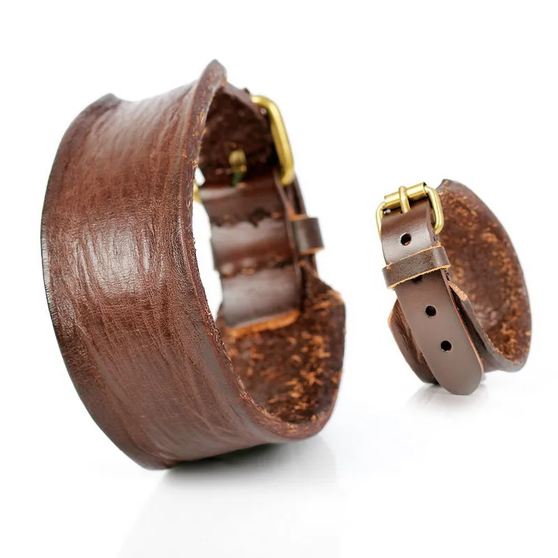 TYO New Fashion Simple Genuine Leather Men\'s Bracelets Popular High Quality Soft Knight Courage Bandage Wrap Charm Bangles