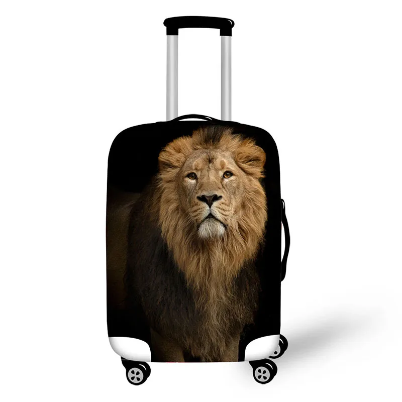 luggage cover for 18-32 inch suitcase lion wolf prints luggage cover high elastic fabric cover cheap luggage cover