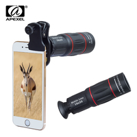 APEXEL Telefon Camera Lens universal 18X Telescope Zoom telescope  Mobile Phone Lens for iPhone Xiaomi Smartphones  APL-18XT