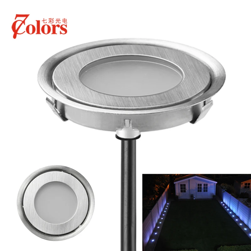 Imagem -03 - Refletor de 10 Lâmpadas Led de Longa Duração Refletor para Decoração de Pisos em Aço para Jardins Quintais e Espaços Ip67 12v