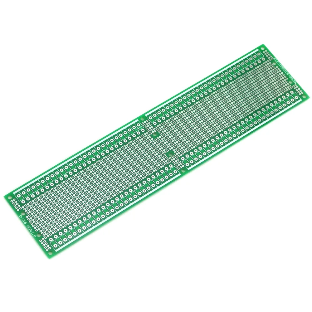 

(10 pcs/lot ) Double-Side Prototype PCB,Universal Board, 296x72mm.