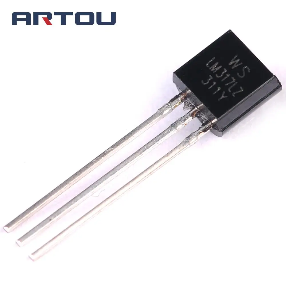 50PCS LM317 LM317L Voltage Regulator 1.2V to 37V 100mA 0.1A TO-92 Package