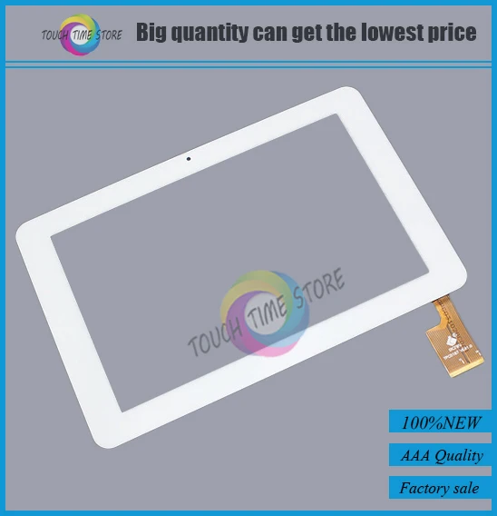 

White Color 10.1" Capacitive Touch Screen Replacement For Sanei N10 AMPE A10 TPC0187 VER1.0, 263*172mm