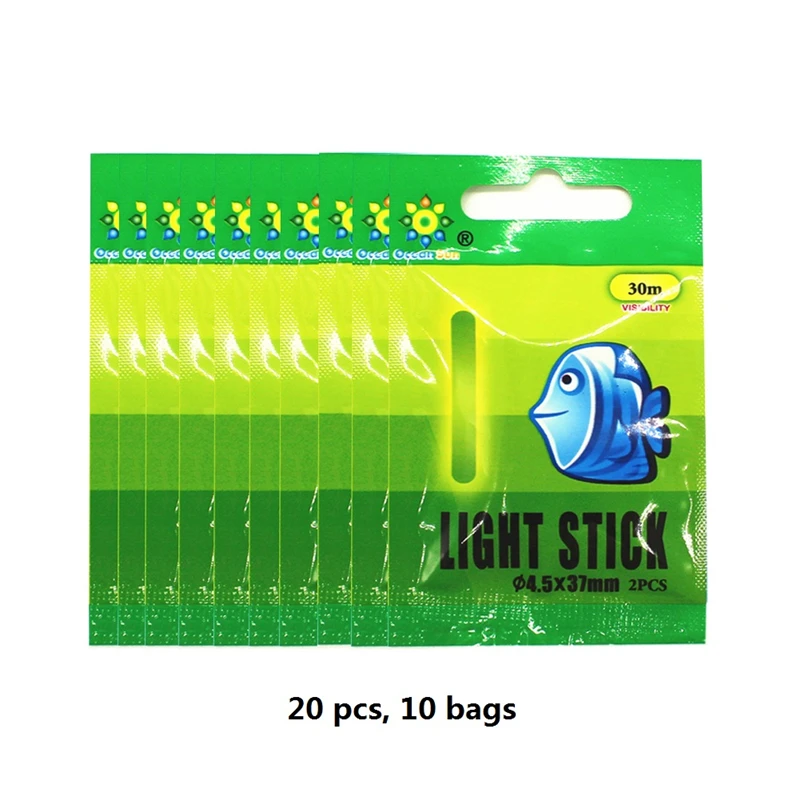 Newdonghui-green fluorescent light stick, 20PCs (10bags)