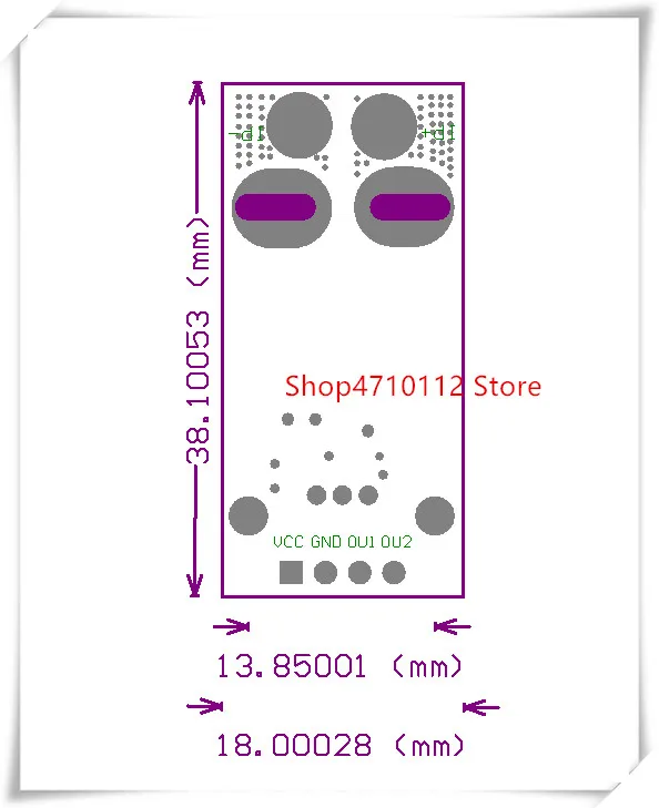 NEW 1PCS/LOT ACS758LCB-100U ACS758 ACS758-100 ACS758LCB 100U  120 kHz bandwidth DC: 0-100A 0.04V/1A