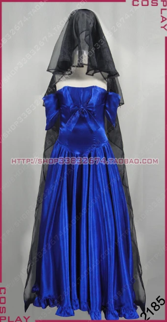 

Dance With Devils Ritsuka Tachibana Long Blue Wedding Dress Cosplay Costume S002