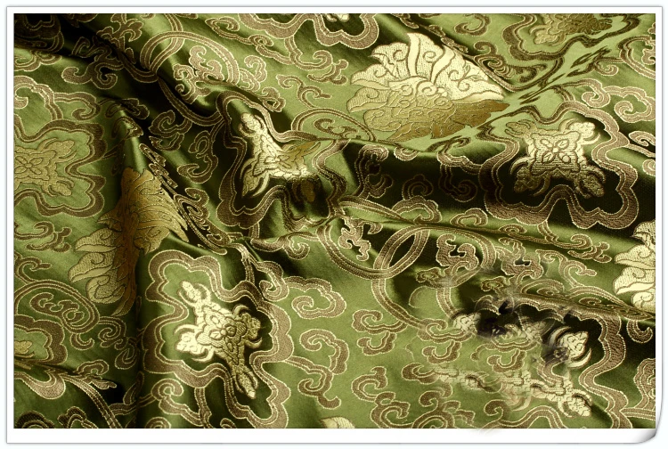 Ehre Blumen stil Brokat Damast Jacquard Bekleidung Kostüm Polster Einrichtung Vorhang DIY Kleidung Material DURCH meter