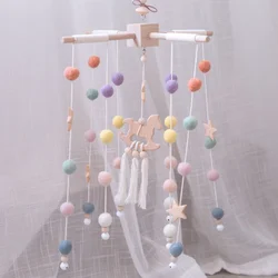 เด็ก Rattles Bell ของเล่นมือถือลูกปัดไม้ Trojan Wind Chimes เด็กห้องนอนแขวนประดับตกแต่งถ่ายภาพ Props ของขวัญ