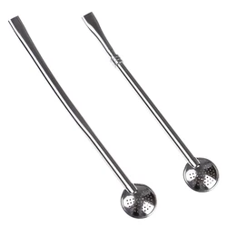1PCS Hot Drinking Straw Filter Creative Stainless Steel Handmade Yerba Mate Tea Bombilla Gourd Washable Practiacl Tea Tool