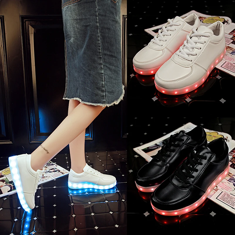 7ipupas Basket Colorful Luminous sneakers Unisex kids led shoes Homme Femme Lumineuse Schoenen Light Up Chaussures glowing shoes