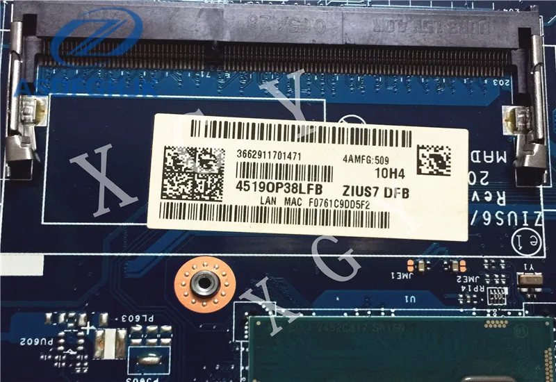 For lenovo for Ideapad S410 Motherboard FRU:90003327 ZIUS6 S7 LA-A321P DDR3L i3-4030U i5-4210U 100% test