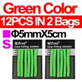 5mm Verde 12 piezas