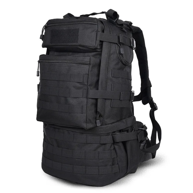 DulSports-Sac à dos en nylon avec cadre, sacs à dos d\'extérieur, camping, randonnée, trekking, sac de chasse, 50L, 1000D