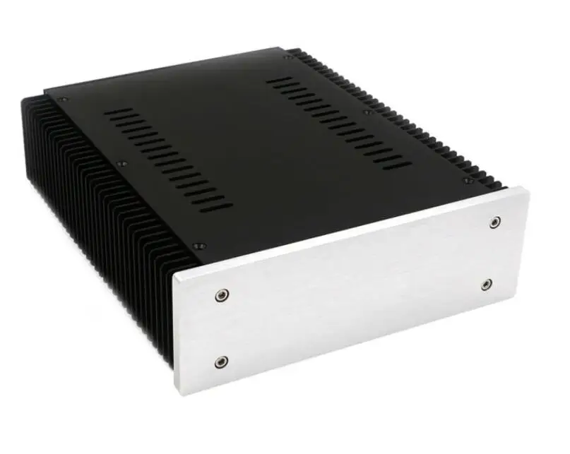 

2107 Aluminum Power amplifier chassis Amp case Linear power supply box with heat sink