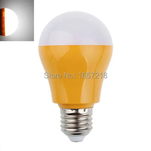 New 3Colors Led E27 5W 110V 220V 25LED 430LM Microwave Radar Motion Sensor Light Lamp Bulb 11X6cm #LRT15204#