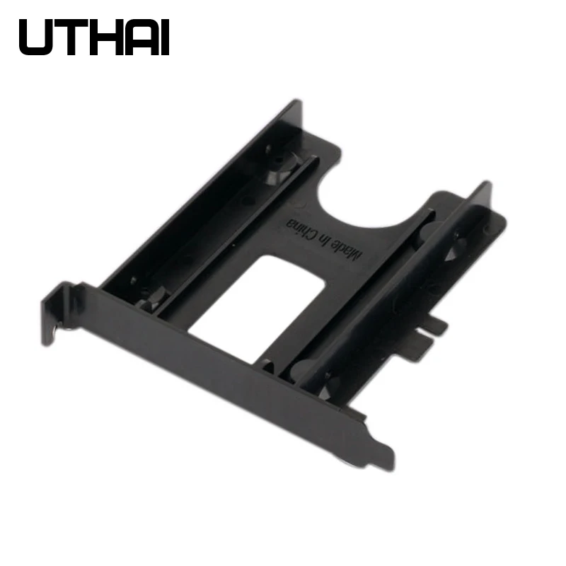 

UTHAI G02 PCI Slot 2.5 Inch HDD/SSD Mounting Bracket Hard Drive Adapter Chassis Rear Bracket Plastic