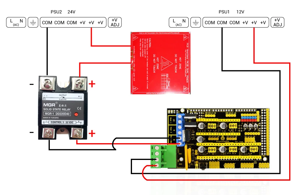 C 3D-Drucker Heizbett-Stromversorgungsmodul Hochstrom-SSR-KIT MOSFET Upgrade RAMPS 1.4 Reprap – Detail 10