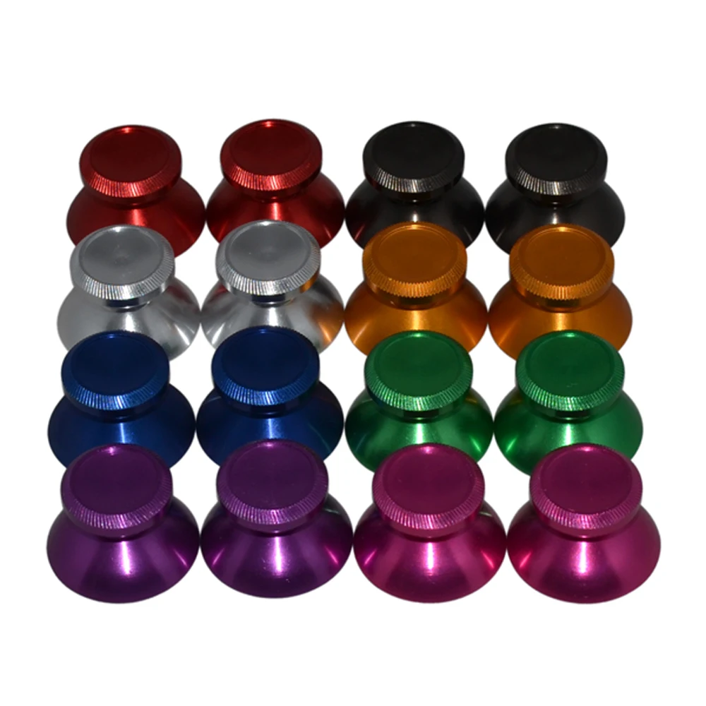 2pcs 3D  joystick  Cap For PS4 for XboxOne Controller  Aluminum Alloy Metallic Metal Analogue Analog Joystick Stick