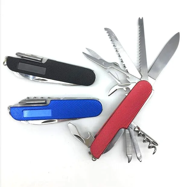 11 In 1 Swiss Knife Folding Multifunctional Tool Set Hunting Outdoor Survival Knives Portable Pocket Compact Military Camping