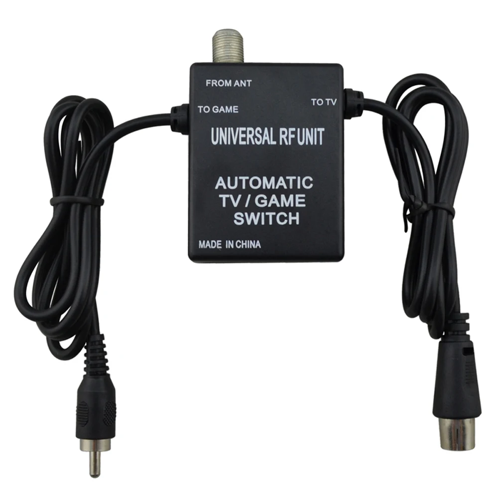 Cable adaptador Universal de unidad RF, interruptor automático de juego de TV para NES, SNES, SEGA Genesis, 3 en 1, 10 unidades por lote