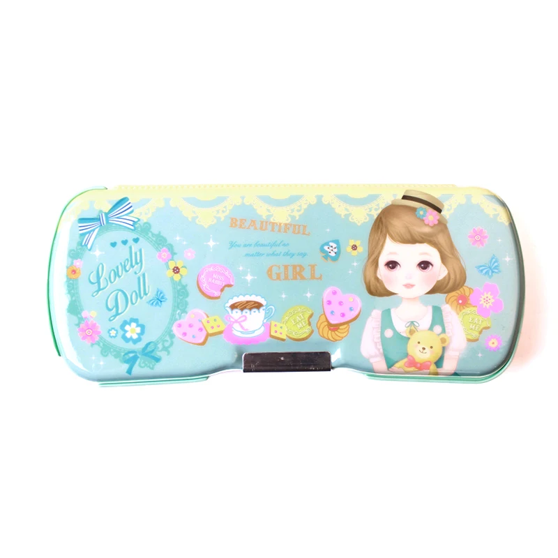 metal hero pencil case for student material escolar cartoon pencil cases for girls school bags stationery tools pencil box