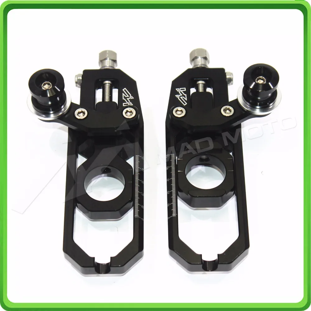 

Aluminum motorcycle Chain Tensioner Adjuster with spool fit for YAMAHA R1 YZF R1 2015 2016 2017 YZF-R1 15 16 17 Black