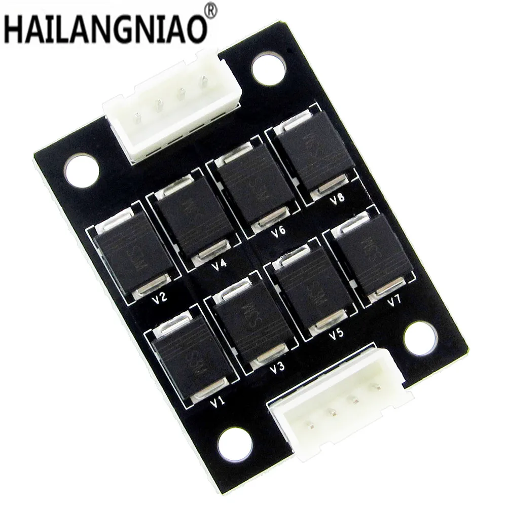 Плавный модуль MKS для 3D-принтера, плата диодные компоненты, фильтр stepstick для шагового драйвера, 5 шт.