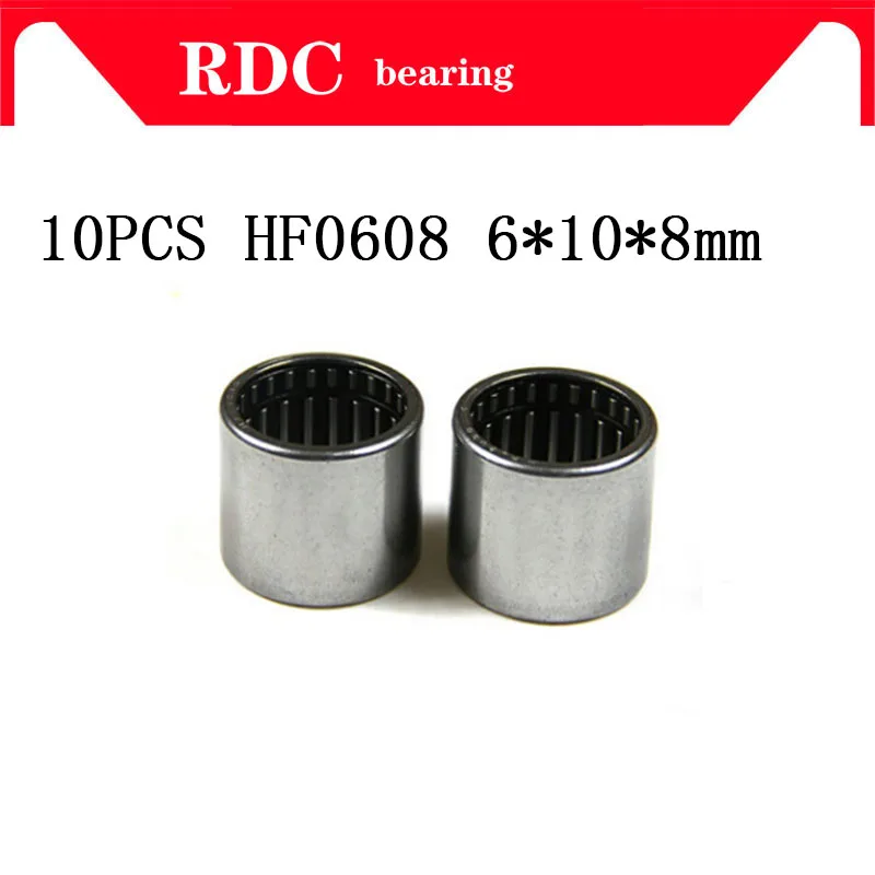 High quality HF061008 HF0608 6x10x8 MM One-way cluth needle roller bearing 6*10*8 mm Free Shipping