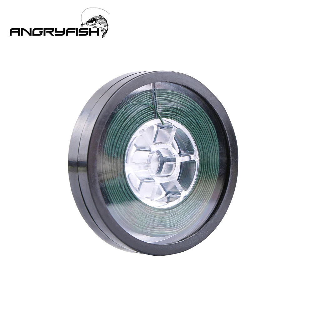 Angryfish Sistema Rig Carpa Gancho Recubierto 15-35 lb