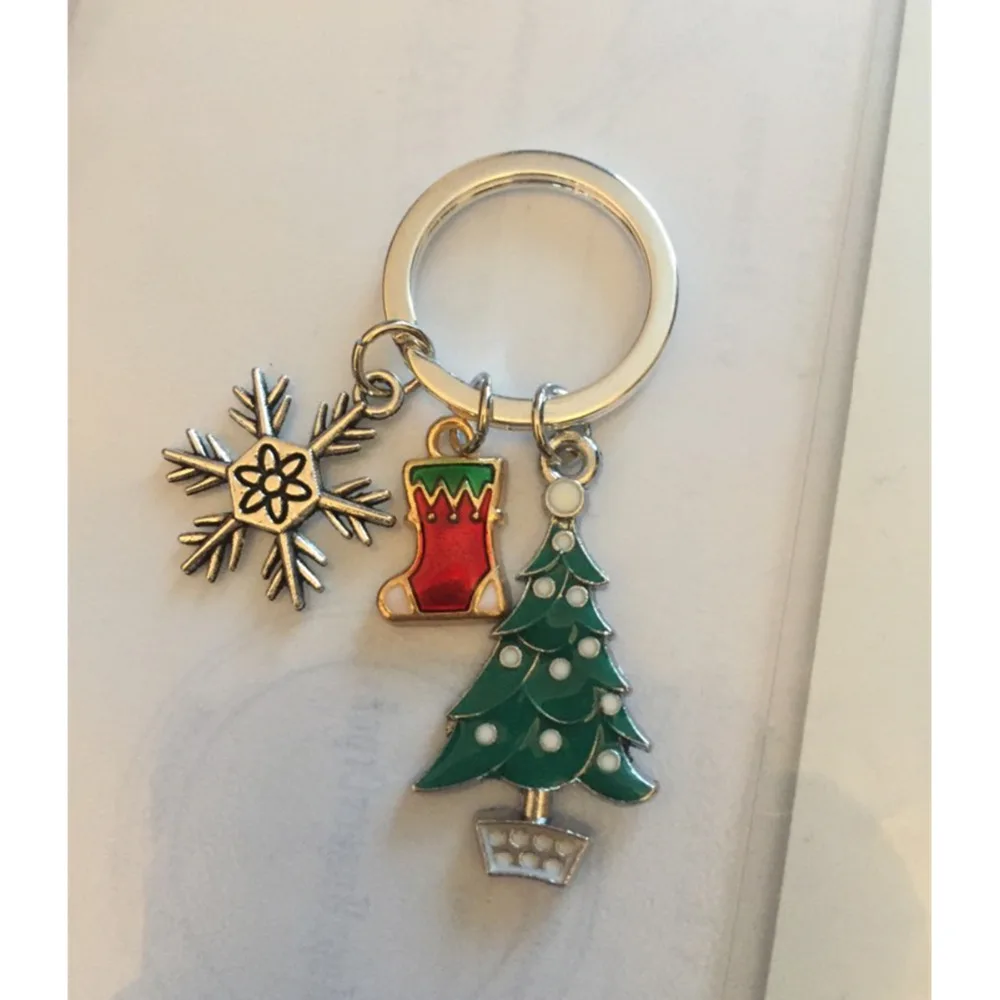 10 Porte-Clés De Noël 3D - Père Noël, Élan, Bonhomme De Neige - Décorations Cadeaux Fêtes