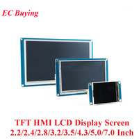 2.2/2.4/2.8/3.2/3.5/4.3/5.0/7.0 Inch TFT HMI LCD Display Module Screen Touch For Arduino 320*240/400*240/480*320/480*272/800*480