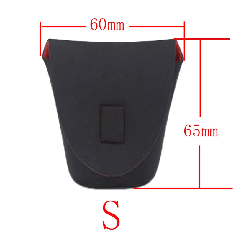 S M L XL XXL Neoprene impermeável Soft Bolsa para lente de câmera Tamanho da caixa