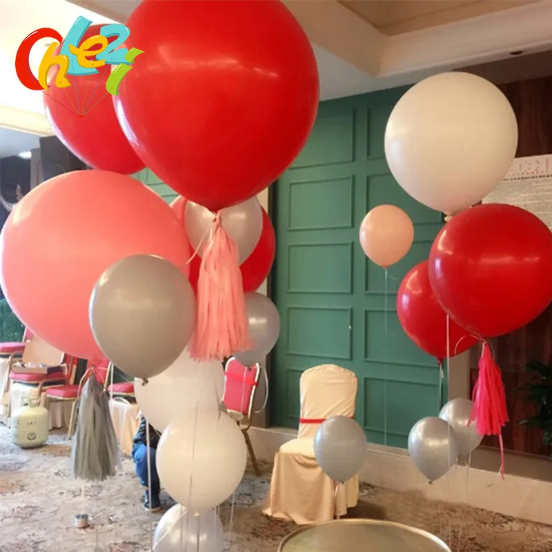 1Pcs 36 Inch 90Cm Big Clear Balloon Latex Balloons Wedding Decoration Inflatable Helium Air Balls Happy Birthday Party Balloons