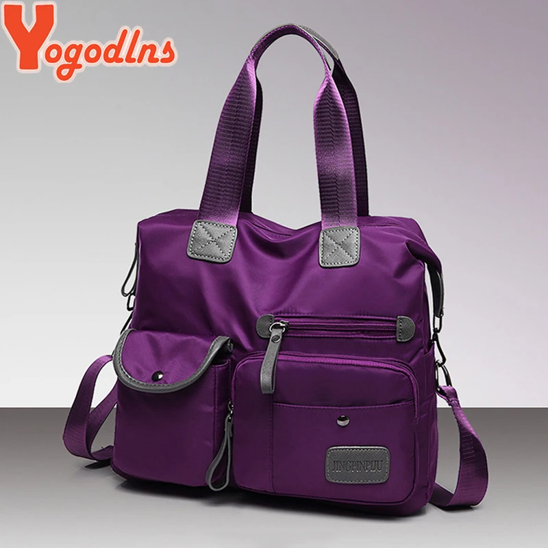 Yogodlns New Arrival Nylon Women Messenger Bags Casual Large Capacity Ladies Handbag Female Crossbody Shoulder Bags Waterproof