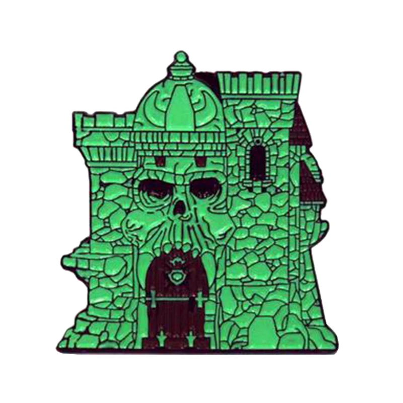 CASTLE GRAYSKULL ENAMEL PIN