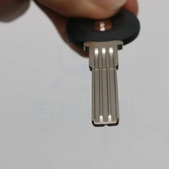 JF151 Anti-theft door key double row two Slot key embryo House Key Blade Replacement Length 46mm (10pcs) Free Shipping
