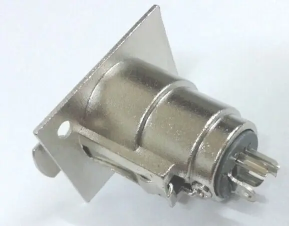 NEW!!! 10 PCS metal 4 pin Female XLR Chassis Mounted Socket panel Connectors