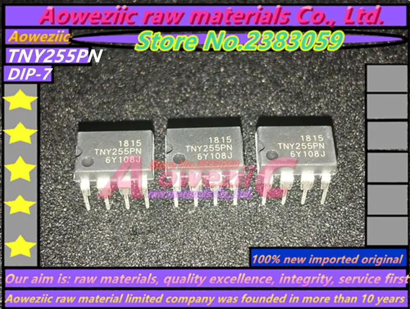 Aoweziic 2021+ 100% New Imported Original TNY254PN TNY254PN TNY255PN TNY256PN DIP-8  Power Chip