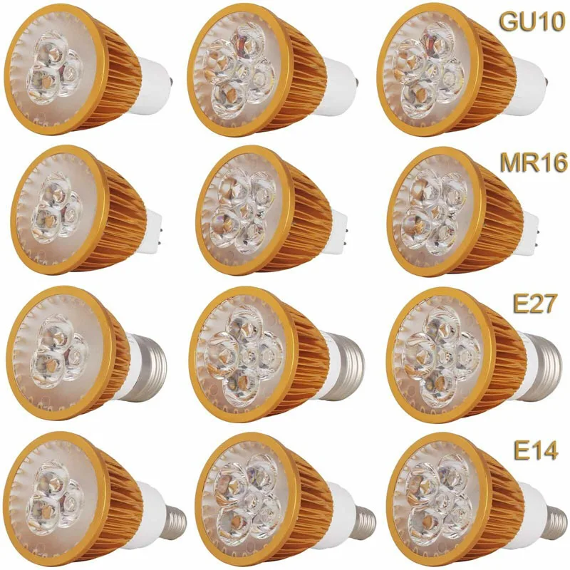 10x Dimmable LED lamp Spotlight Bulb MR16 GU10 E27 E14 LED spot light12V 220V 110V 9W 12W 15W Lamp Warm Cool White Neutral White