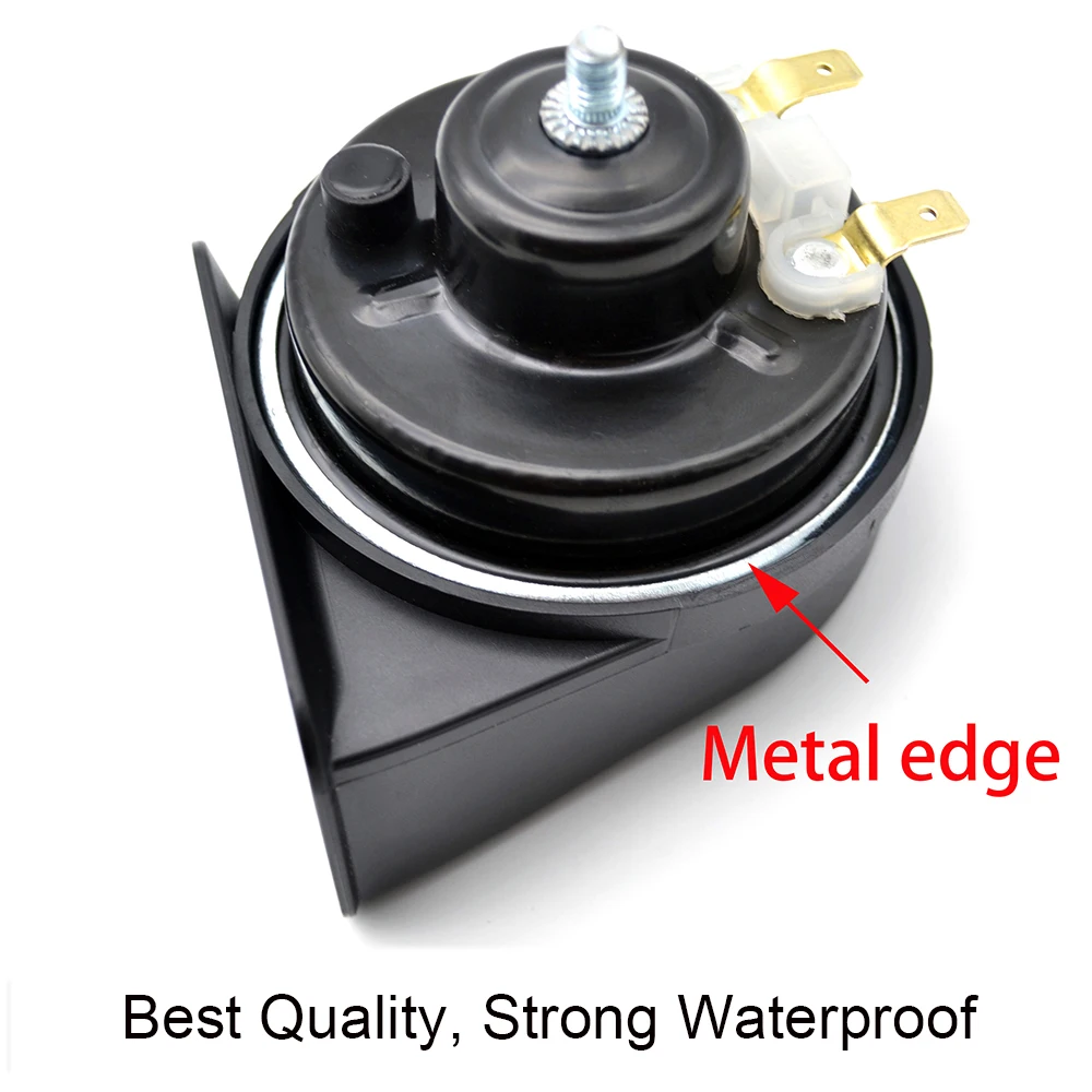 12V 410/510Hz High Low Tone 110-125db Loud Waterproof Snail Horn For Ford Explorer 2011 2012 2013 2014 2015 2016 2017 2018 2019