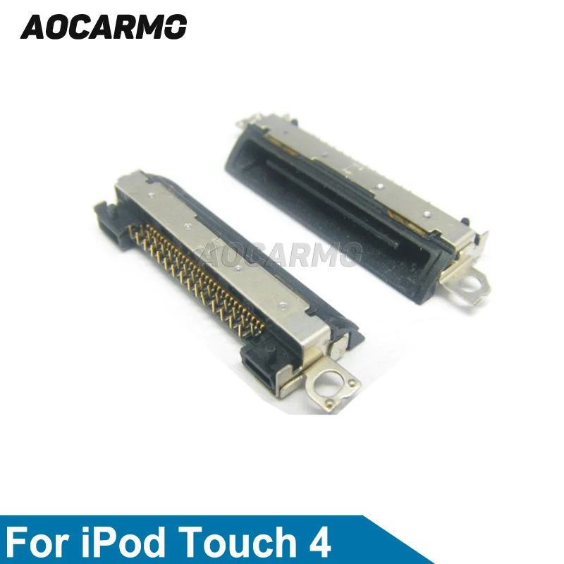 Aocarmo Charging Charger Port Dock Connector Flex Cable For iPod Touch 4 4th