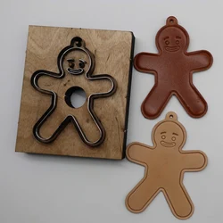 DIY leather craft man shape modeling hanging decoration die cutting knife mould hand machine punch tool template