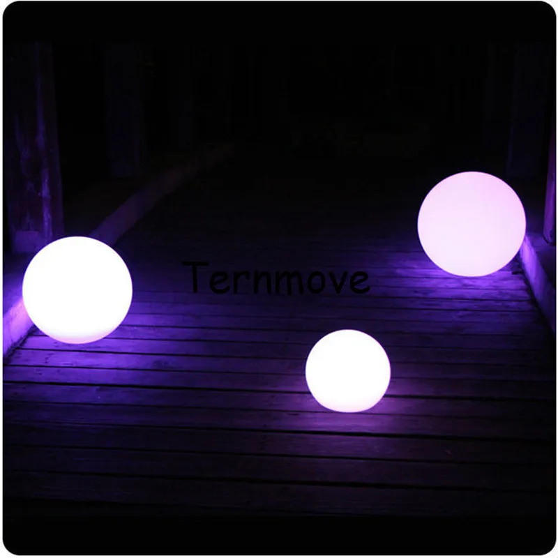 Inflatable LED Coloured Spheres Rechargeable battery led beach ball sound control color changing led light balloon