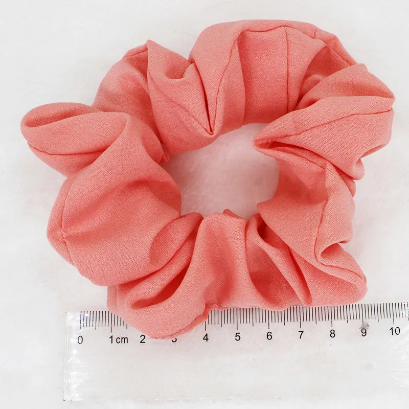 ALTOBEFUN Solid Women Scrunchies Fashion Elastic Hair Holder Girl Chiffon Hair Accessories Lady Hairties Hairbands ACH008