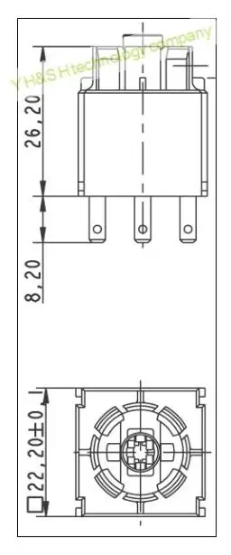 [VK] RAFI 1.20.122.001/0000 switch RAFI switch RAFIX 16 contact control 1NO +  1NC switch