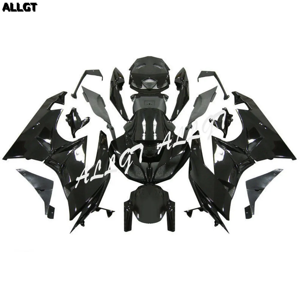 Fairing BodyWork Kit Gloss BLACK for KAWASAKI NINJA ZX6R 2009 2010 2011 2012 2013 2014 10 11 12 13 14